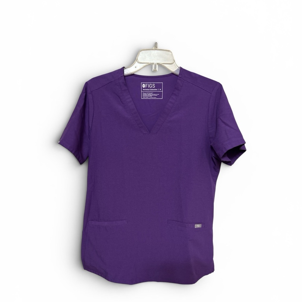 Figs Scrub purple top women’s size medium